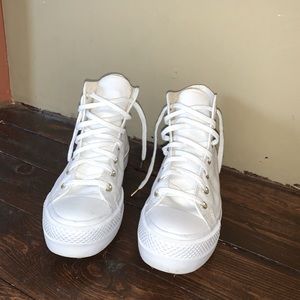 White high top converse